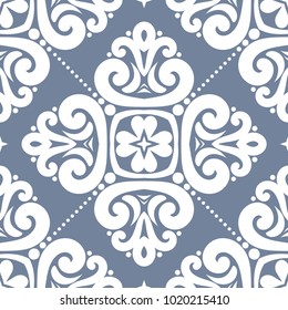 Ornamental seamless pattern. Vintage. Elegant classic texture. Damask, Victorian, Baroque, paisley elements. Great for fabric and textile, wallpaper, packaging or any desired idea.