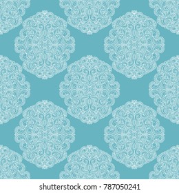 Ornamental seamless pattern. Vintage. Elegant classic texture. Damask, Victorian, Baroque, paisley elements. Great for fabric and textile, wallpaper, packaging or any desired idea.