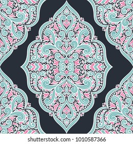 Ornamental seamless pattern. Vintage, paisley elements. Ornament. Traditional, Ethnic, Turkish, Indian motifs. Great for fabric and textile, wallpaper, packaging or any desired idea