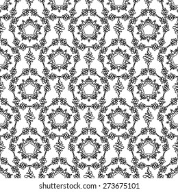 Ornamental seamless pattern. Vintage style.