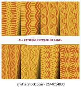 Ornamental seamless pattern.seamless pattern. Abstract seamless geometries pattern. Design for decor, prints, textile, furniture, cloth, digital. Pattern swatches included in the Swatches panel. 
