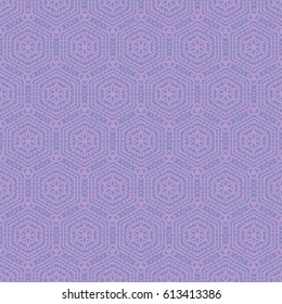 Ornamental seamless pattern.Vector illustration.Hexagon shape. Grid background. Geometric design. Modern stylish abstract texture. Template for print, textile, wrapping and decoration