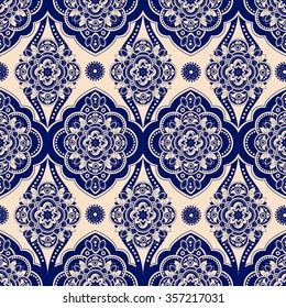 Ornamental seamless pattern.Vintage wallpaper, classic style