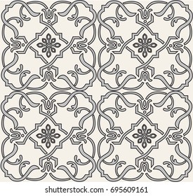 ornamental seamless vector pattern