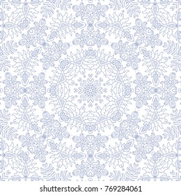 Ornamental seamless vector pattern