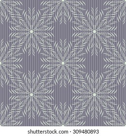 Ornamental seamless vector pattern, print, repeating wallpapers , vintage style, design tile, retro abstract backdrop gray