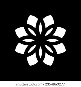 Ornamental Shape, Artistic and Simple, can use for Logo Type, Decoration, Ornate, Motifs Pattern or Graphic Design Element. Simple, Eye Catching and Memorable. Vector Illustration 