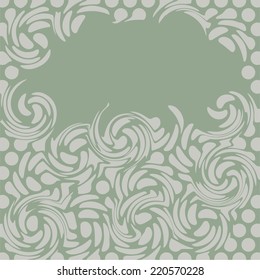 ornamental swirl texture with empty space to write short text