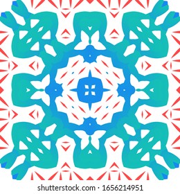 Ornamental talavera mexico tiles decor. Creative design. Vector seamless pattern elements. Red gorgeous flower folk print for linens, smartphone cases, scrapbooking, bags or T-shirts.