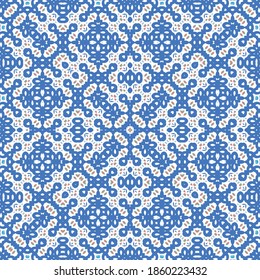 Ornamental talavera mexico tiles decor. Graphic design. Vector seamless pattern flyer. Red gorgeous flower folk print for linens, smartphone cases, scrapbooking, bags or T-shirts.
