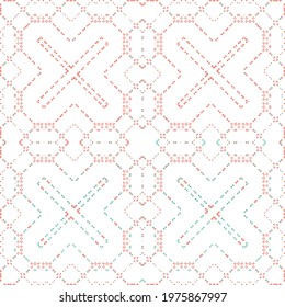 Ornamental talavera mexico tiles decor. Creative design. Vector seamless pattern concept. Red gorgeous flower folk print for linens, smartphone cases, scrapbooking, bags or T-shirts.