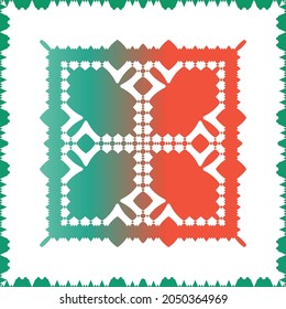 Ornamental talavera mexico tiles decor. Modern design. Vector seamless pattern elements. Red gorgeous flower folk print for linens, smartphone cases, scrapbooking, bags or T-shirts.