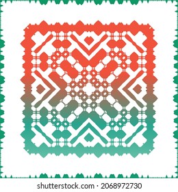 Ornamental talavera mexico tiles decor. Modern design. Vector seamless pattern elements. Red gorgeous flower folk print for linens, smartphone cases, scrapbooking, bags or T-shirts.