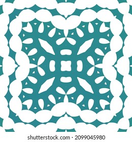 Ornamental talavera mexico tiles decor. Vector seamless pattern illustration. Original design. Red gorgeous flower folk print for linens, smartphone cases, scrapbooking, bags or T-shirts.