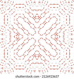 Ornamental talavera mexico tiles decor. Modern design. Vector seamless pattern elements. Red gorgeous flower folk print for linens, smartphone cases, scrapbooking, bags or T-shirts.