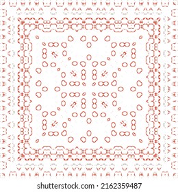 Ornamental talavera mexico tiles decor. Modern design. Vector seamless pattern elements. Red gorgeous flower folk print for linens, smartphone cases, scrapbooking, bags or T-shirts.