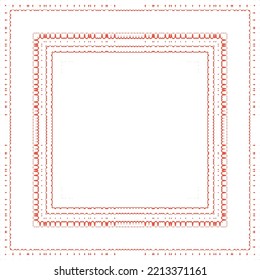 Ornamental talavera mexico tiles decor. Modern design. Vector seamless pattern elements. Red gorgeous flower folk print for linens, smartphone cases, scrapbooking, bags or T-shirts.