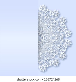 ornamental template with circle ornate background, good for christmas design, eps 10