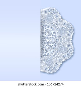 ornamental template with circle ornate background, good for christmas design, eps 10