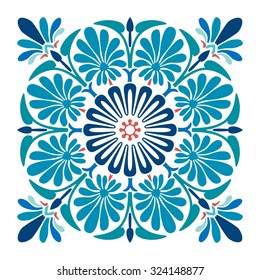 Ornamental Tile Vector Design