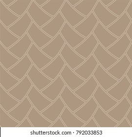 Ornamental tiles seamless vector pattern. Abstract arabesque background.