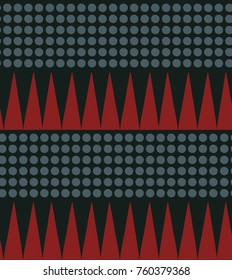 Ornamental, traditional, simple seamless pattern with dot. Cute print in scandinavian style. New Year color? winter, fairy tale, holiday. 
