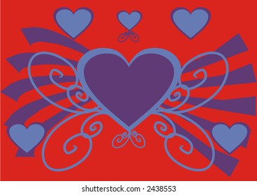 Ornamental valentine's heart IV