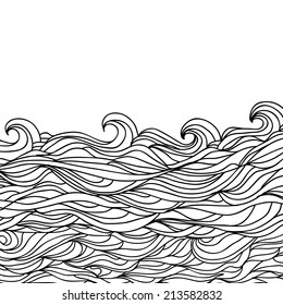 47,136 Black white vector ocean wave Images, Stock Photos & Vectors ...