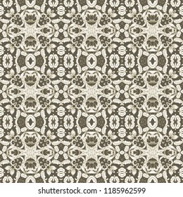 Ornamental vector floral texture