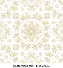 Ornamental vector floral texture
