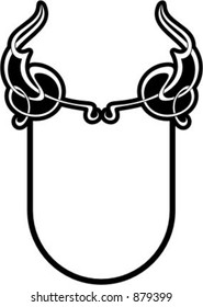 Ornamental Vector Panel/Frame 62 with very clean and exquisite details.