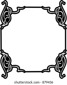 Ornamental Vector Panel/Frame 70 with very clean and exquisite details.