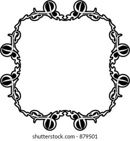 Ornamental Vector Panel/Frame 82 with very clean and exquisite details.