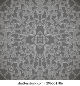Ornamental vector pattern for background.
