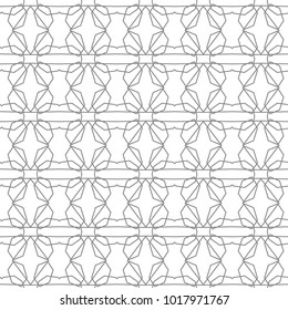 Ornamental vector pattern, seamless design