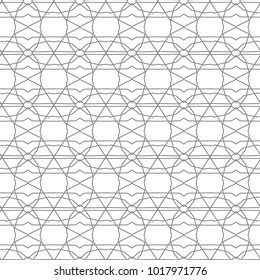 Ornamental vector pattern, seamless design
