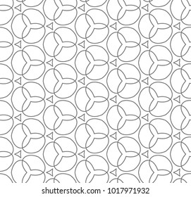 Ornamental vector pattern, seamless design