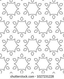 Ornamental vector pattern, seamless design