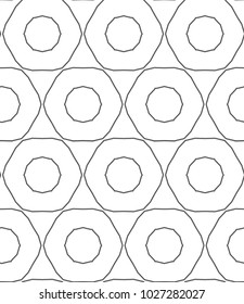 Ornamental vector pattern, seamless design