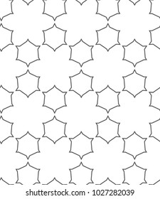 Ornamental vector pattern, seamless design