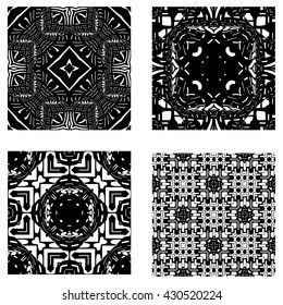 Ornamental Vector Repeating Art Deco Backgrounds