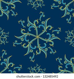 Ornamental vector seamless pattern