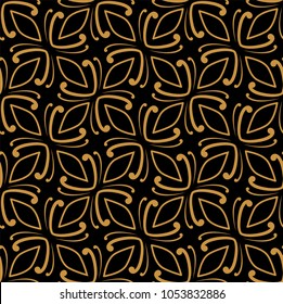 Ornamental victorian seamless pattern. Vector floral abstract texture.