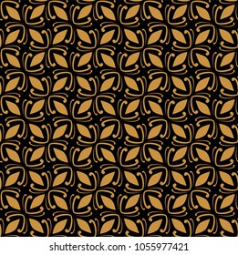 Ornamental victorian seamless pattern. Vector floral abstract texture.
