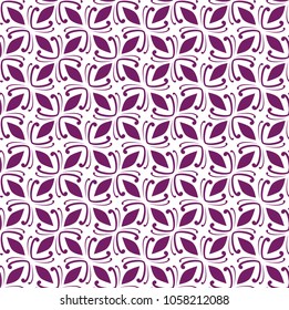 Ornamental victorian seamless pattern. Vector floral abstract texture.