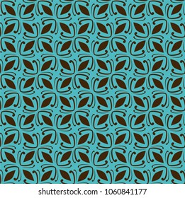 Ornamental victorian seamless pattern. Vector floral abstract texture.