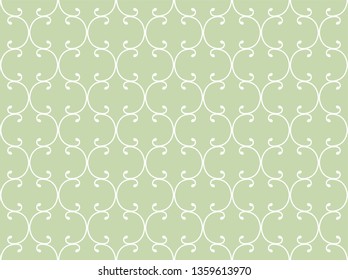 Ornamental victorian seamless pattern. Vector floral abstract texture.
