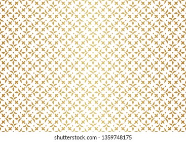 Ornamental victorian seamless pattern. Vector floral abstract texture.
