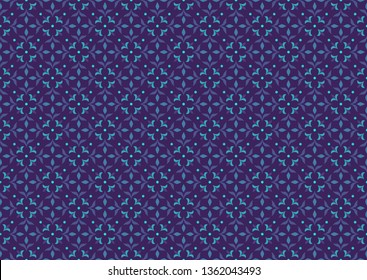 Ornamental victorian seamless pattern. Vector floral abstract texture.