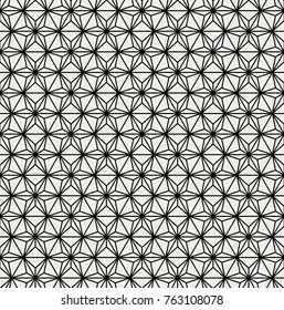 Ornamental victorian seamless pattern. Vector Japanese abstract texture.